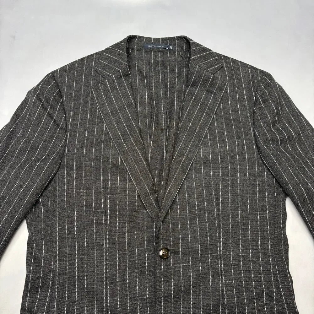 Suit Supply Havana Traveller 38R Slim Fit Wool Blazer Lanificio F.lli Cerruti 38